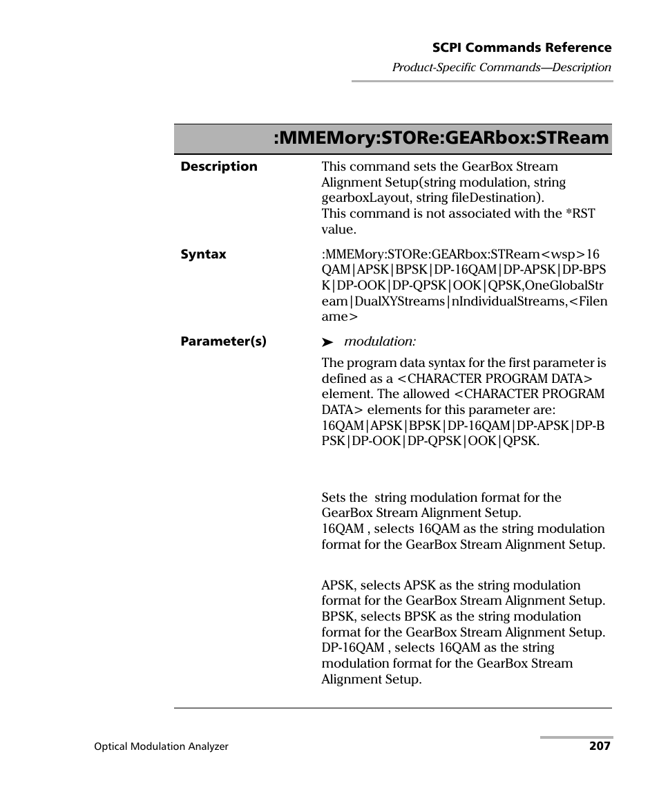 EXFO PSO-200 Optical Modulation Analyzer User Manual | Page 215 / 285