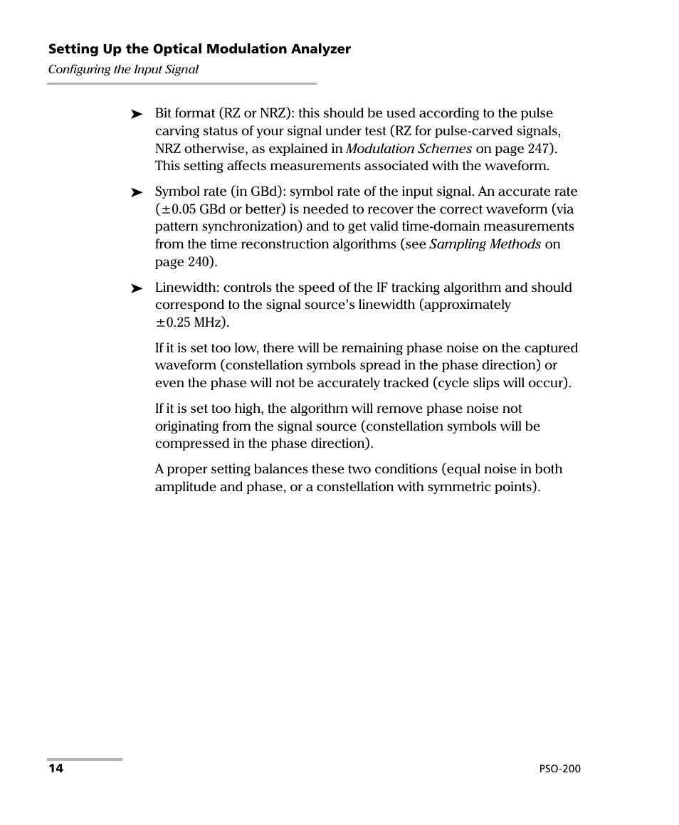 EXFO PSO-200 Optical Modulation Analyzer User Manual | Page 22 / 285