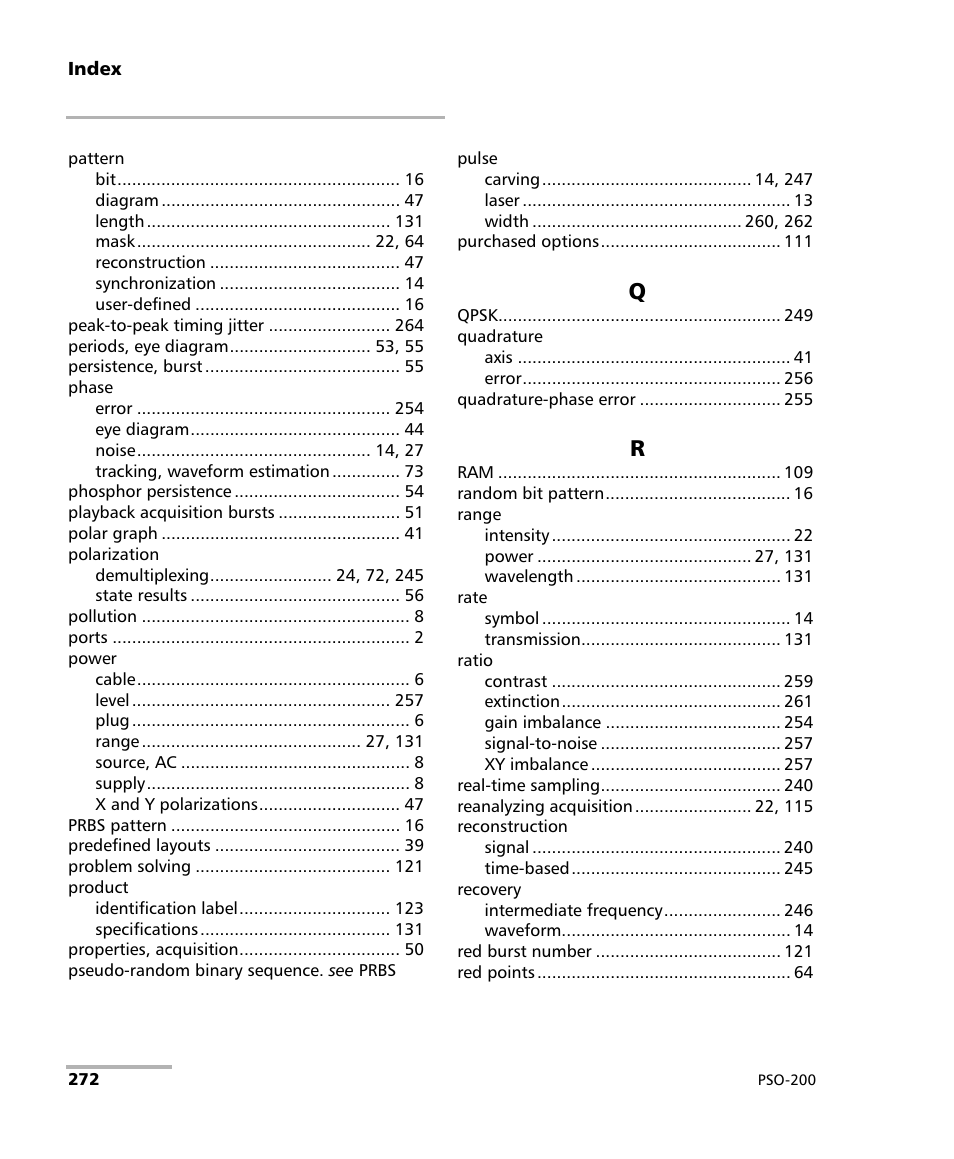 EXFO PSO-200 Optical Modulation Analyzer User Manual | Page 280 / 285