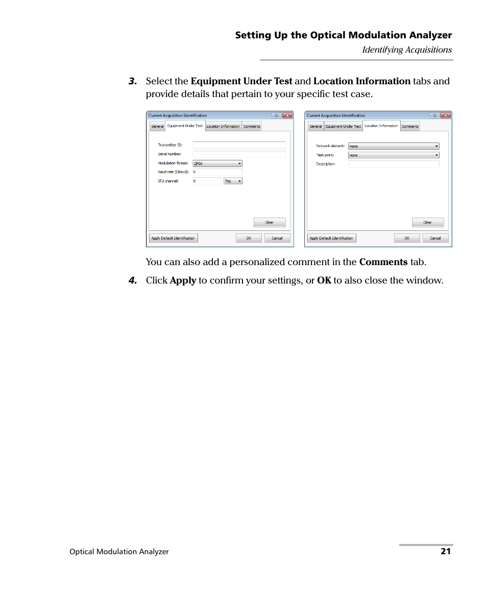 EXFO PSO-200 Optical Modulation Analyzer User Manual | Page 29 / 285