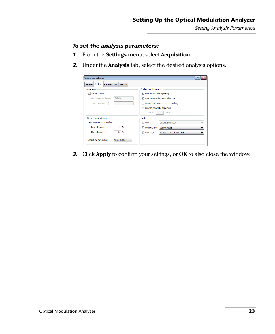 EXFO PSO-200 Optical Modulation Analyzer User Manual | Page 31 / 285