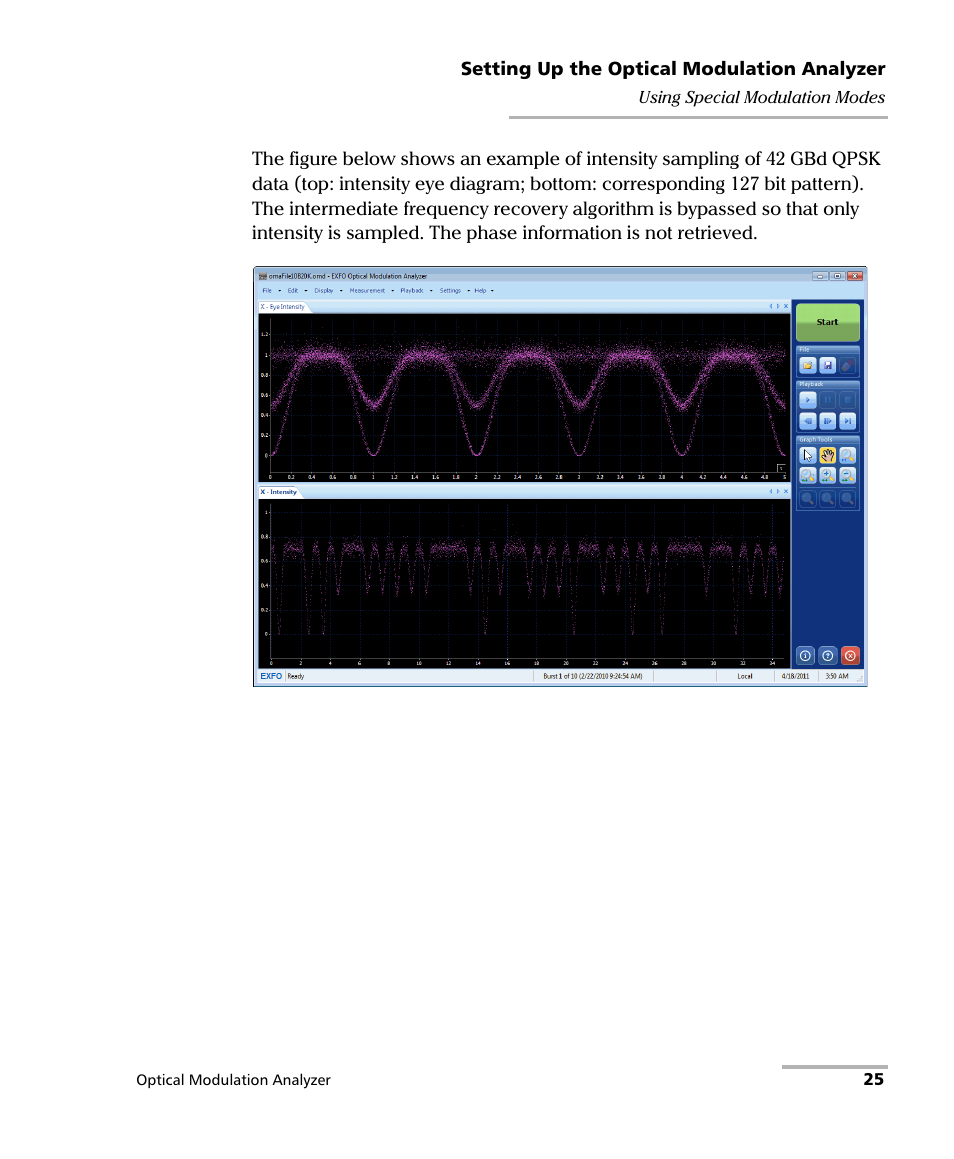 EXFO PSO-200 Optical Modulation Analyzer User Manual | Page 33 / 285
