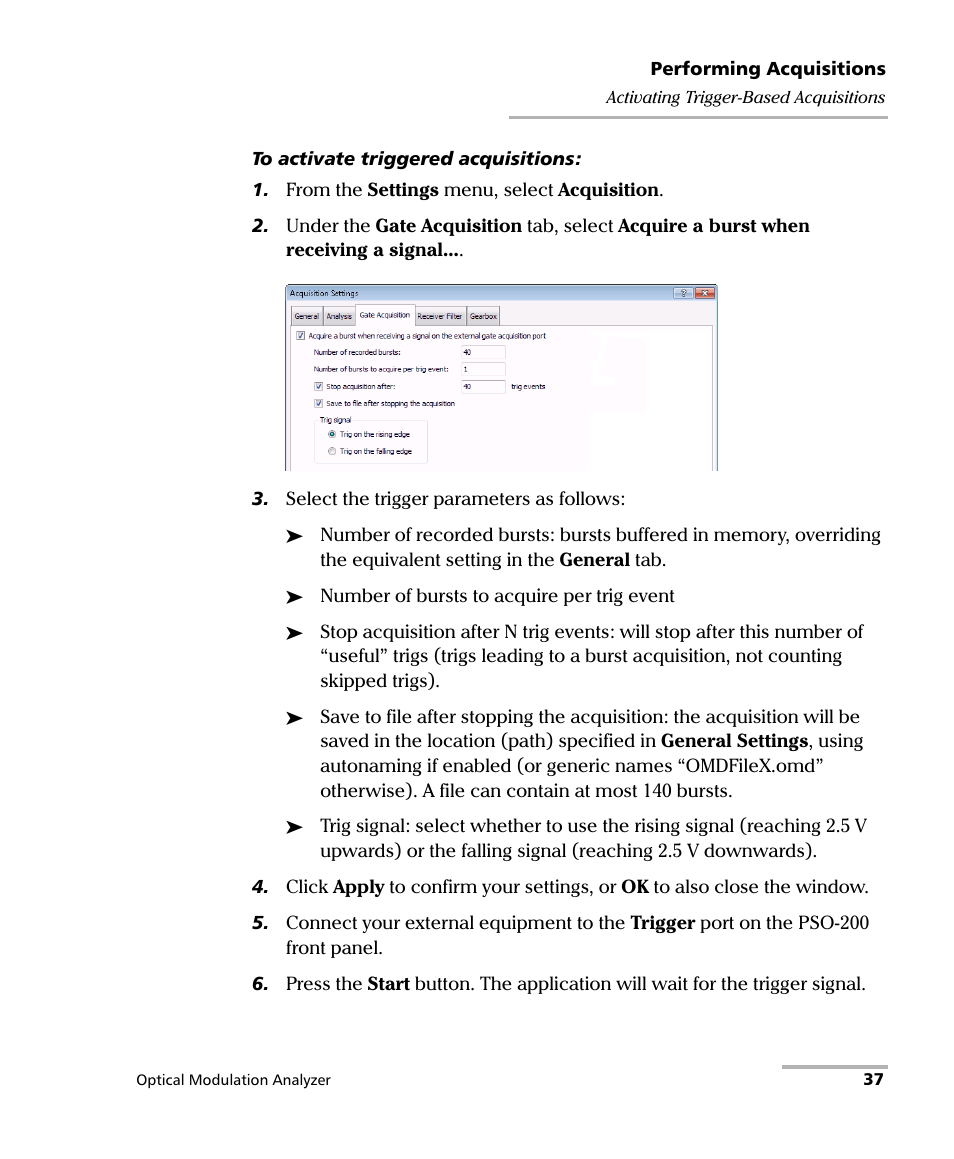 EXFO PSO-200 Optical Modulation Analyzer User Manual | Page 45 / 285