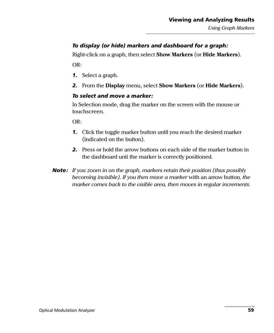 EXFO PSO-200 Optical Modulation Analyzer User Manual | Page 67 / 285