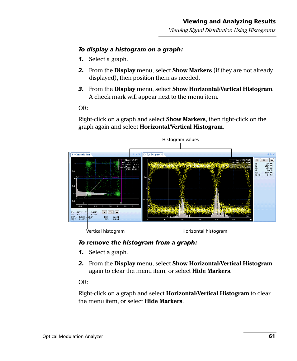 EXFO PSO-200 Optical Modulation Analyzer User Manual | Page 69 / 285