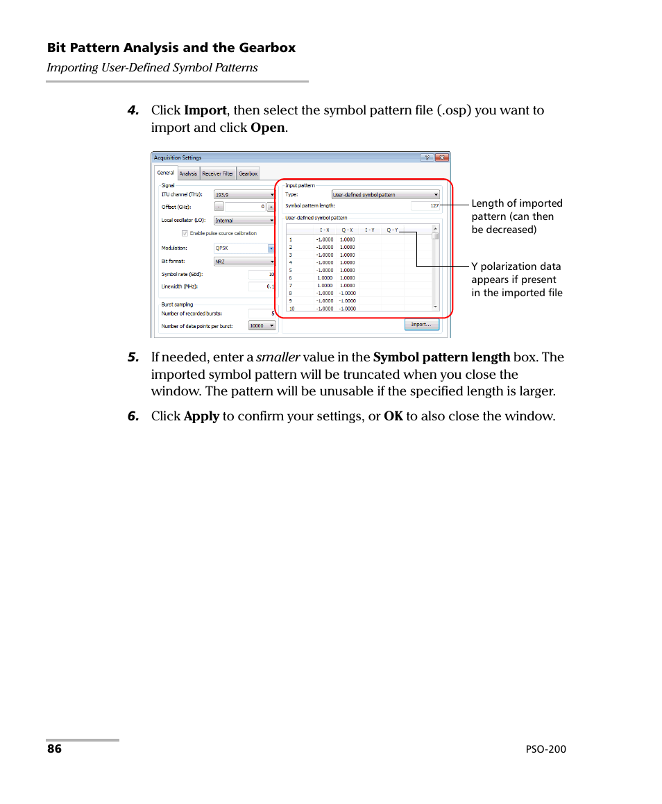 EXFO PSO-200 Optical Modulation Analyzer User Manual | Page 94 / 285