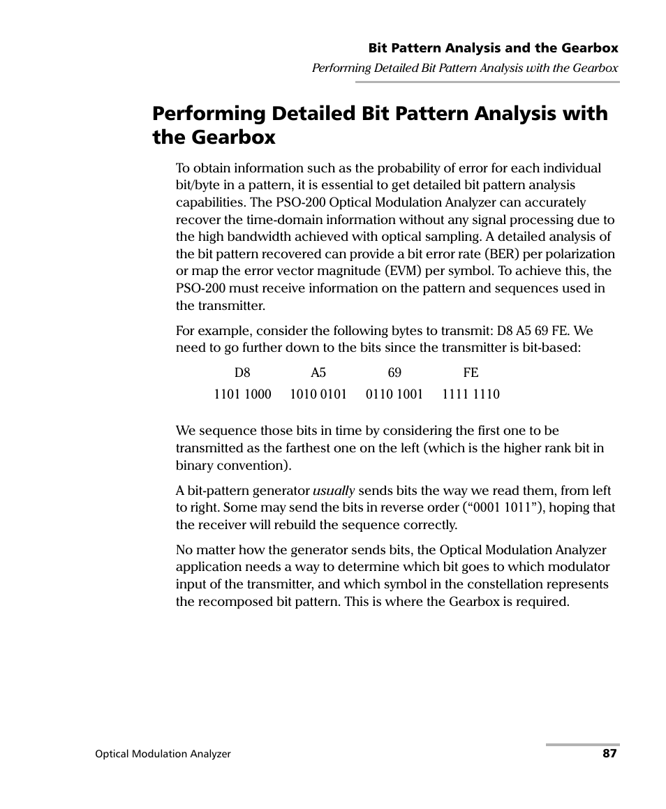 EXFO PSO-200 Optical Modulation Analyzer User Manual | Page 95 / 285