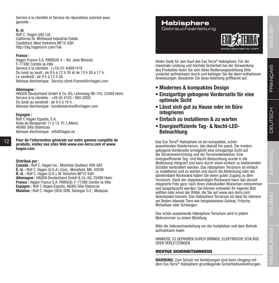 Habisphere | Exo Terra Habisphere User Manual | Page 7 / 19