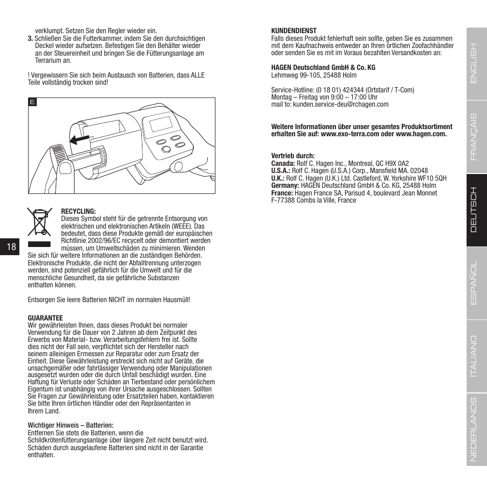 Exo Terra Turtle Feeder User Manual | Page 10 / 21