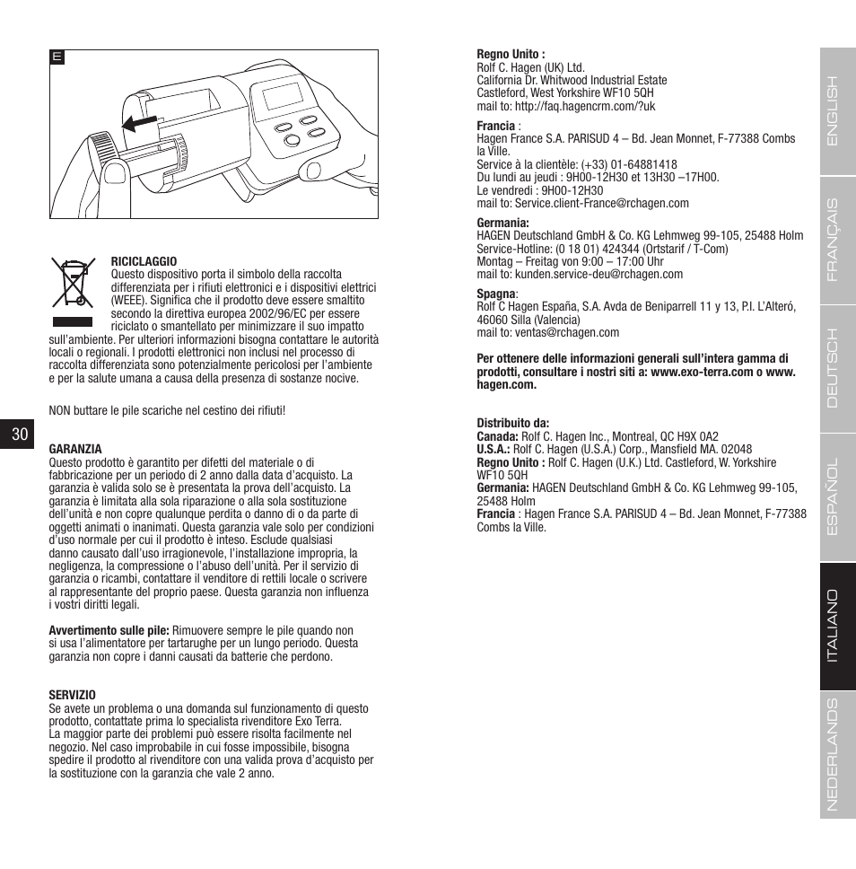 Exo Terra Turtle Feeder User Manual | Page 16 / 21