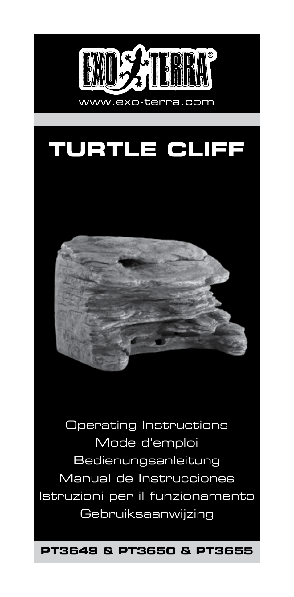 Exo Terra Turtle Cliff User Manual | 21 pages