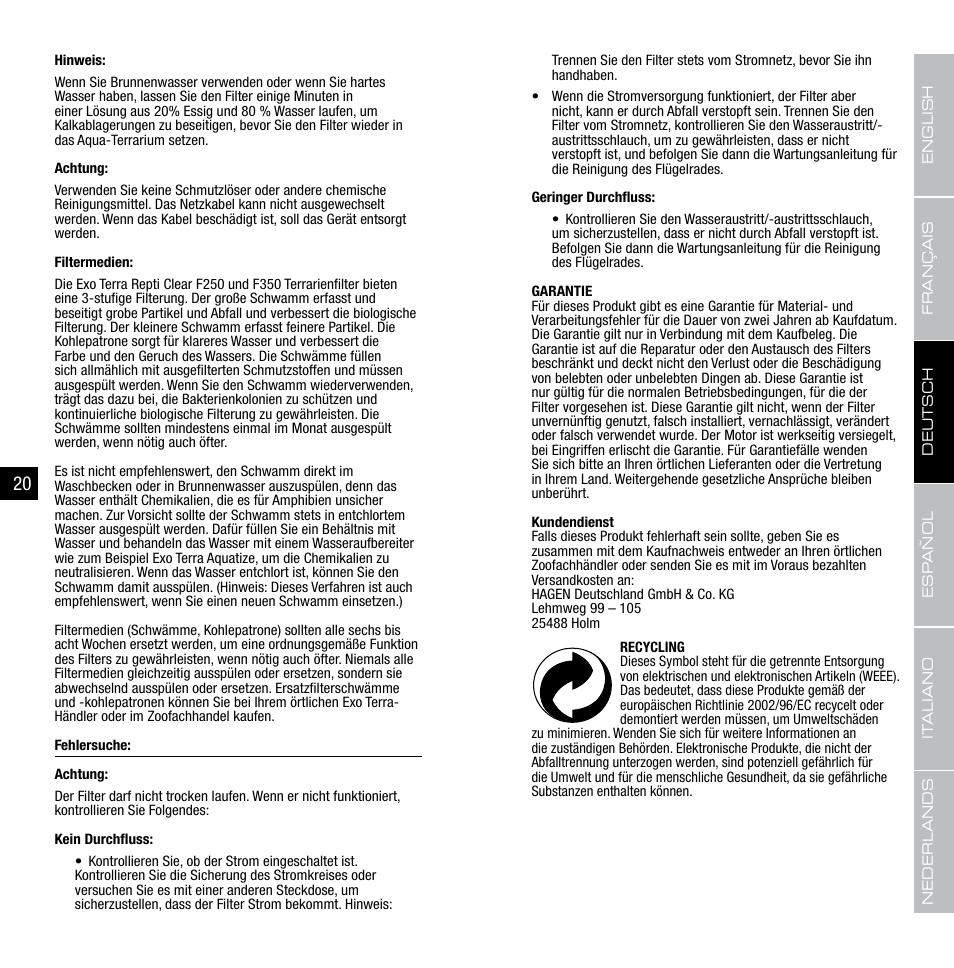 Exo Terra Turtle Cliff User Manual | Page 11 / 21