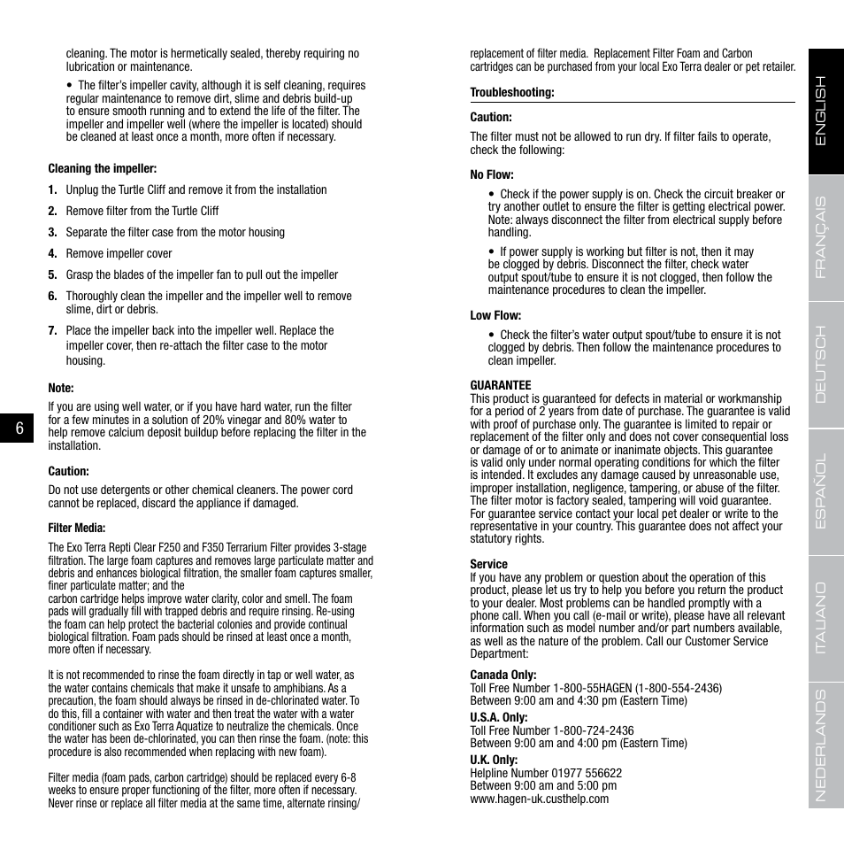 Exo Terra Turtle Cliff User Manual | Page 4 / 21