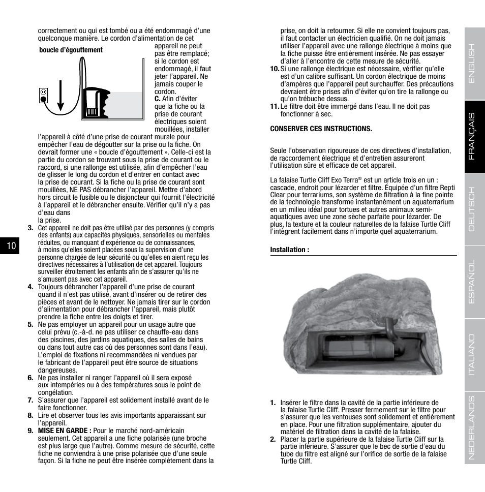 Exo Terra Turtle Cliff User Manual | Page 6 / 21