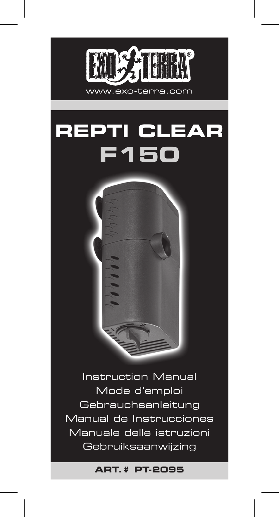 Exo Terra Repti Clear F150 User Manual | 36 pages