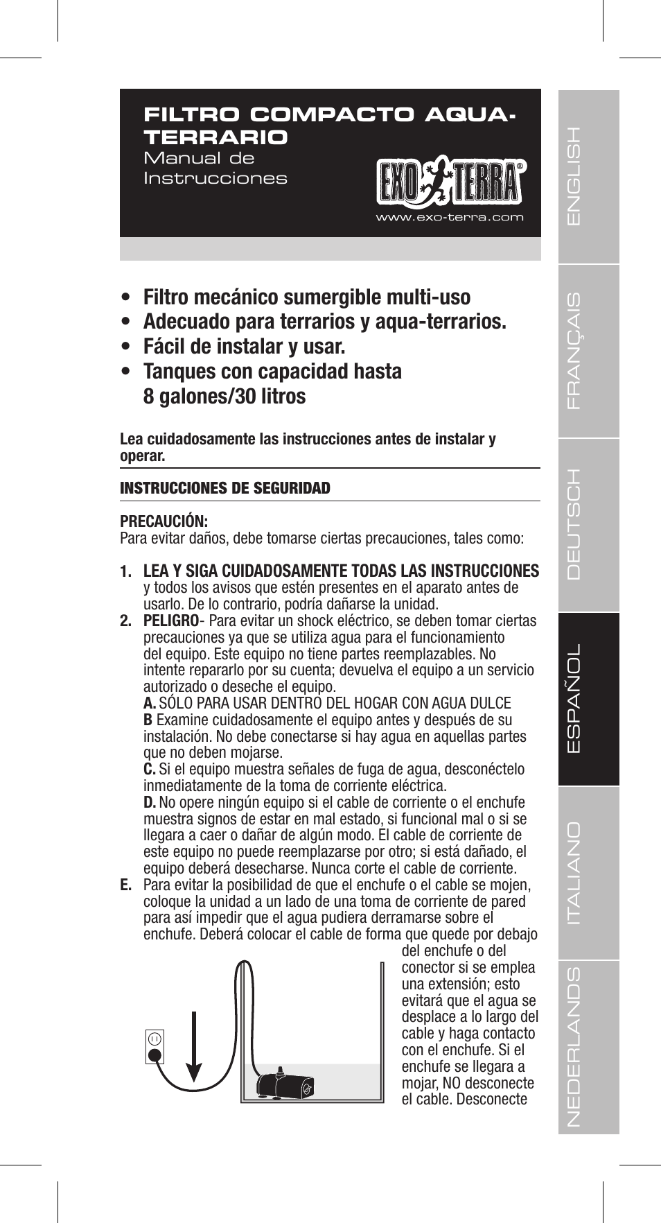 Exo Terra Repti Clear F150 User Manual | Page 19 / 36