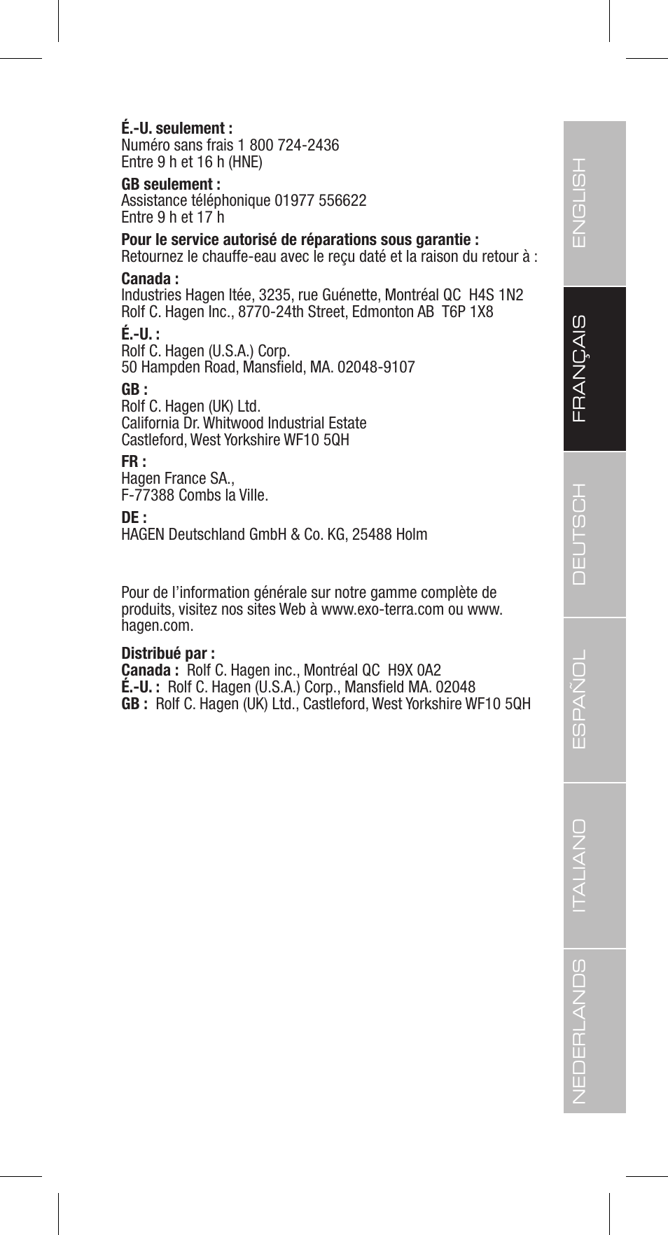 Exo Terra Turtle Heater User Manual | Page 11 / 30