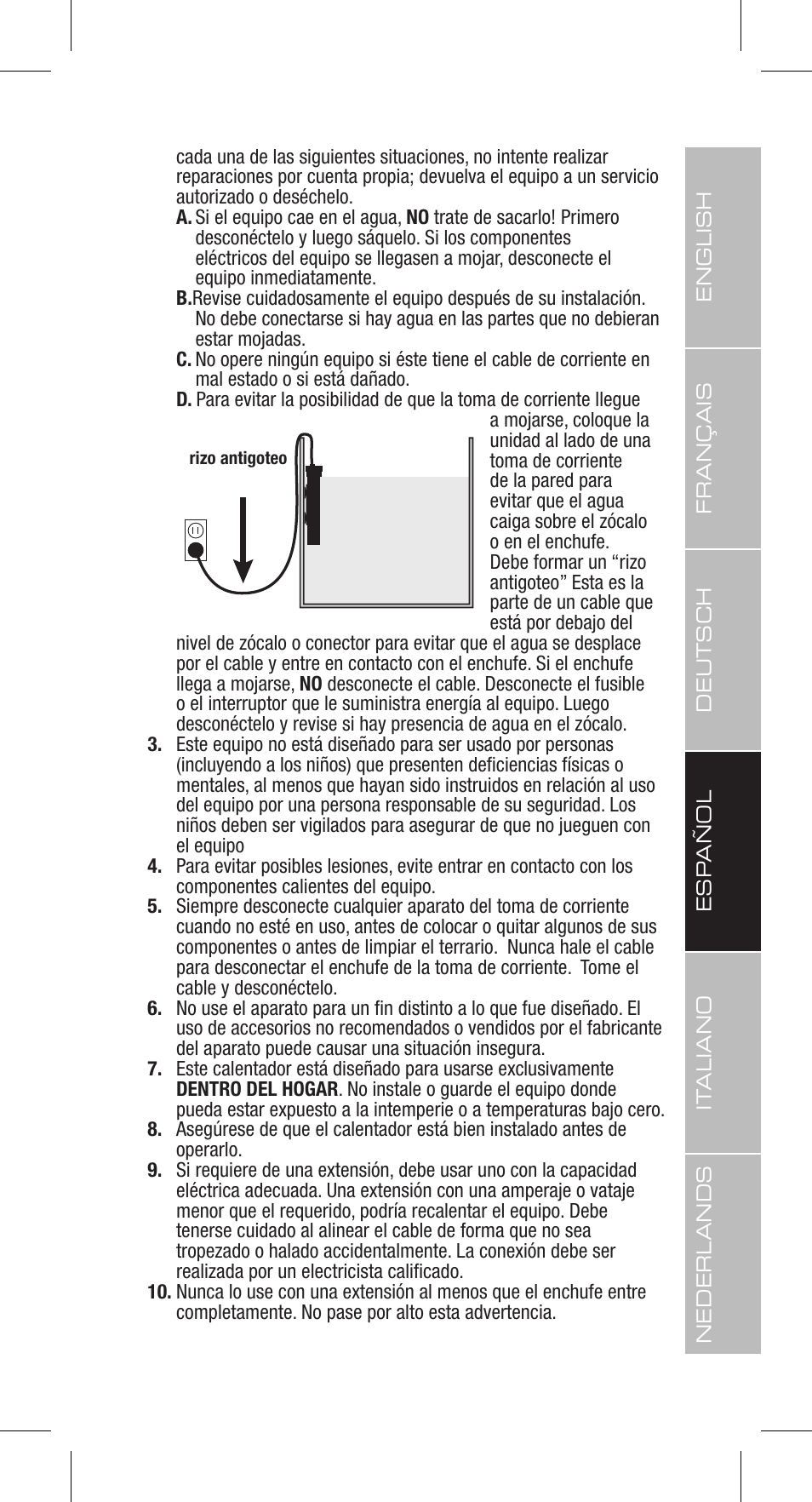 Exo Terra Turtle Heater User Manual | Page 17 / 30