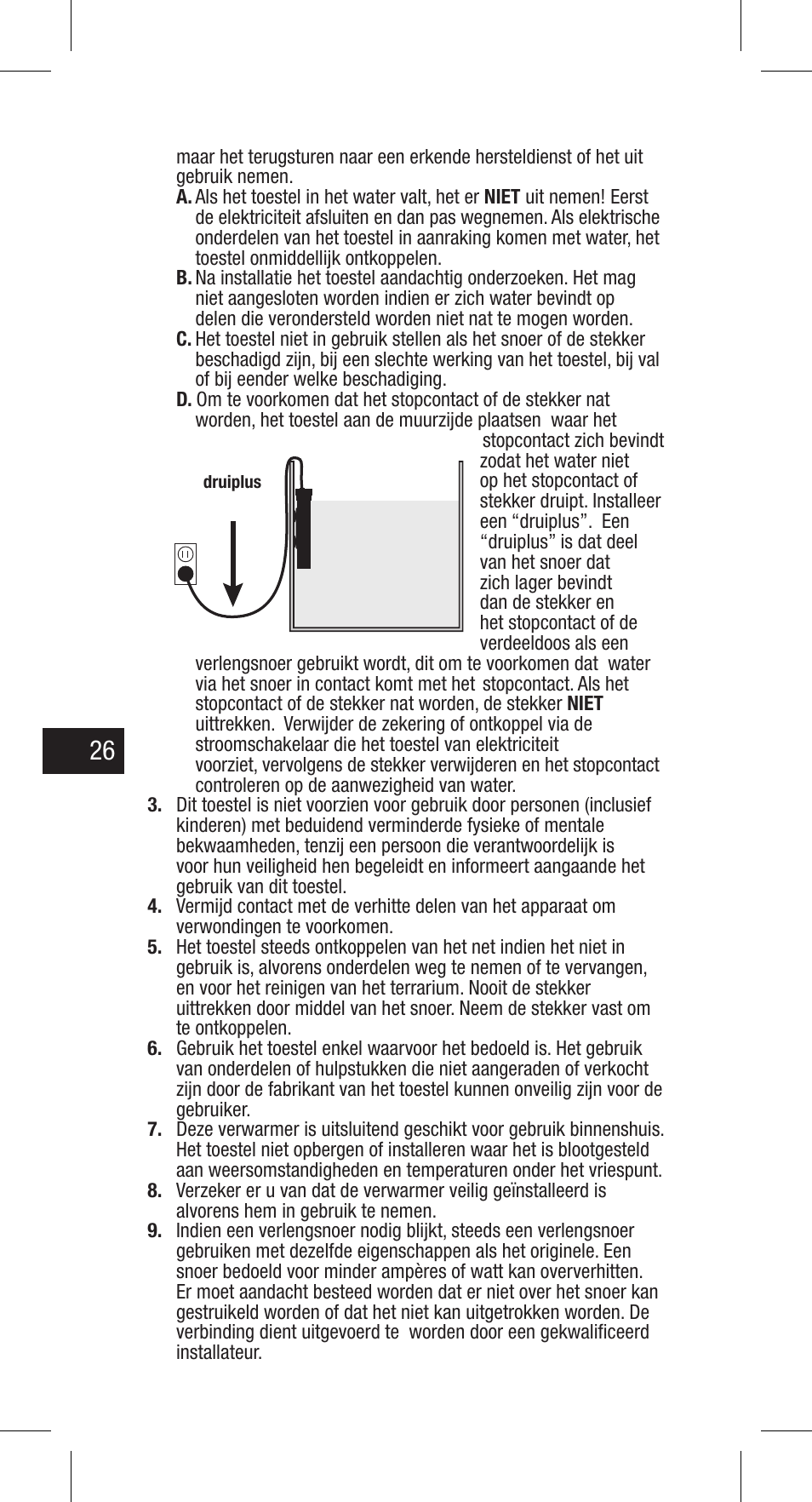 Exo Terra Turtle Heater User Manual | Page 26 / 30