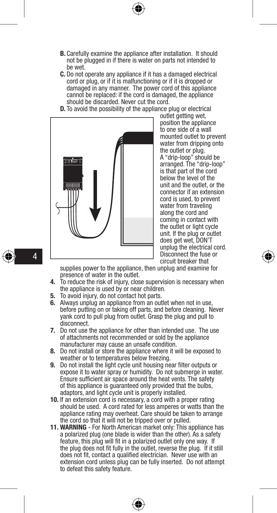 Exo Terra Light Cycle Unit User Manual | Page 4 / 45