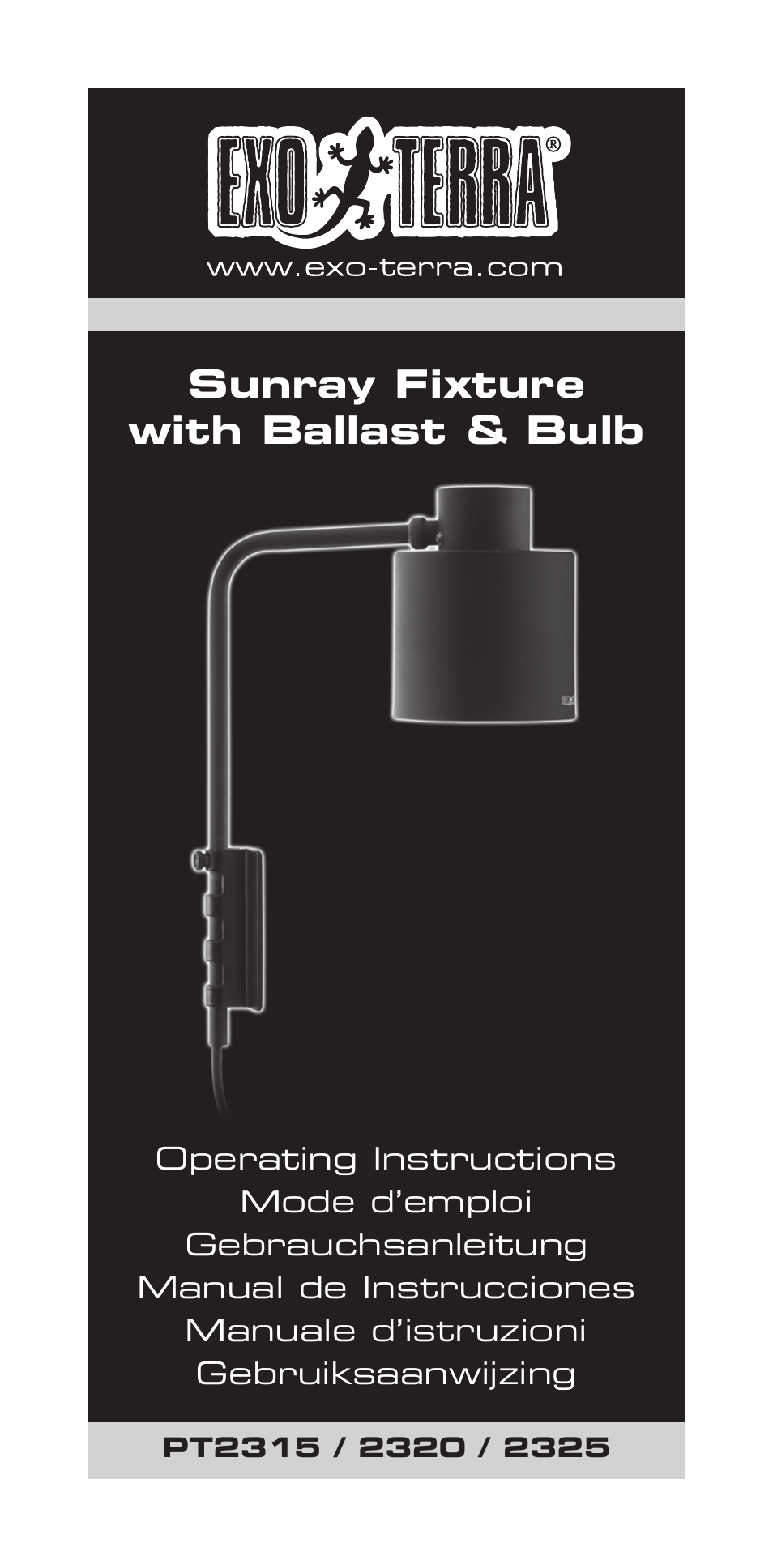 Exo Terra Sunray fixture User Manual | 23 pages