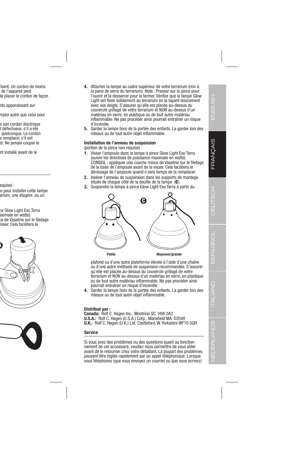 Exo Terra Glow Light User Manual | Page 9 / 23