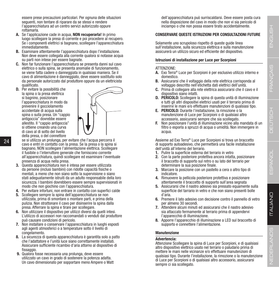 Exo Terra Scorpion Light User Manual | Page 13 / 19