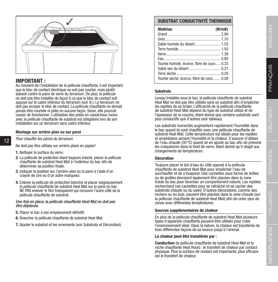 Important | Exo Terra Heat Wave Rainforest User Manual | Page 7 / 21
