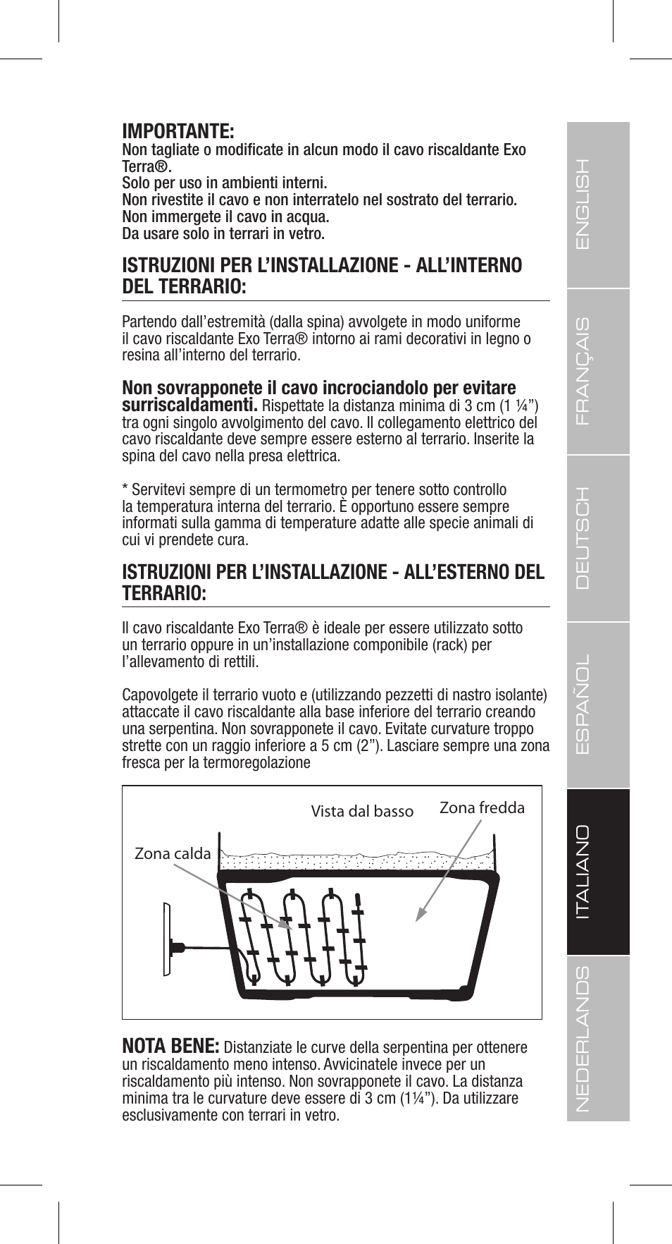 Exo Terra Heat Cable User Manual | Page 21 / 28