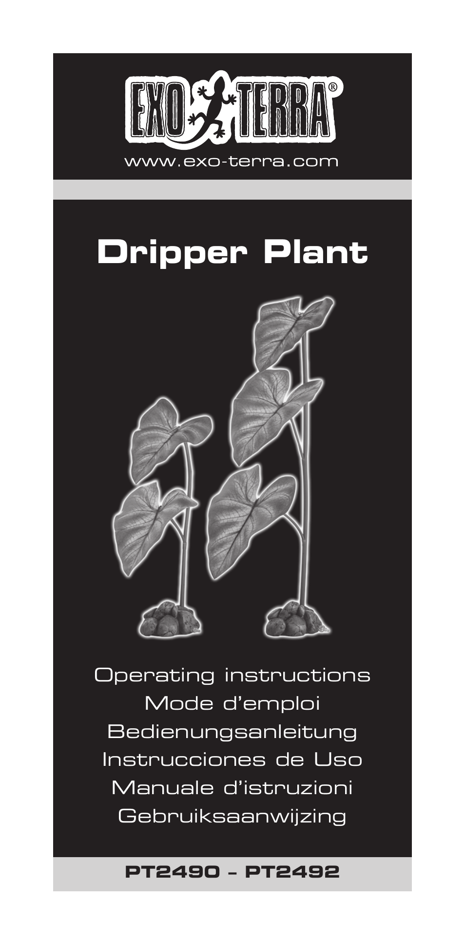 Exo Terra Dripper Plant / Drip Watering System User Manual | 21 pages