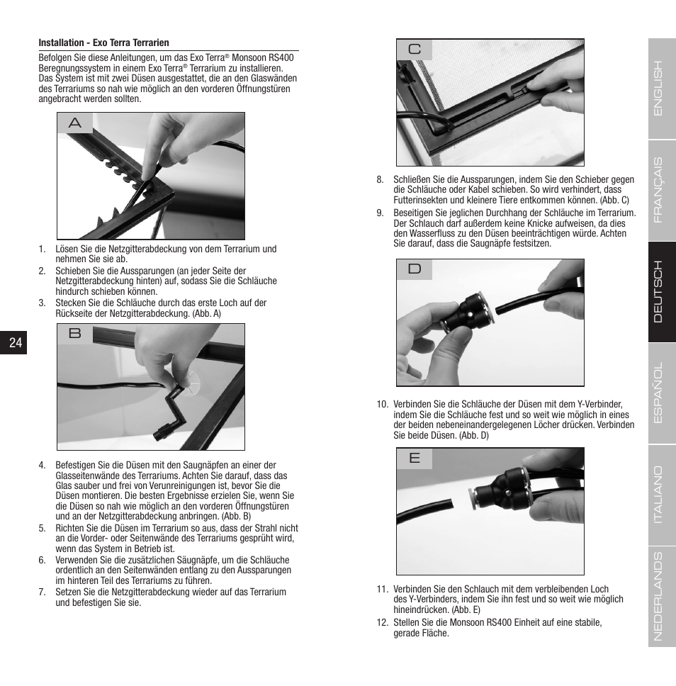 Cd e | Exo Terra Remote Control User Manual | Page 13 / 31