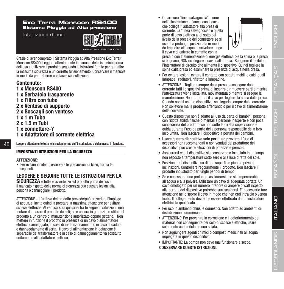 Exo Terra Remote Control User Manual | Page 21 / 31