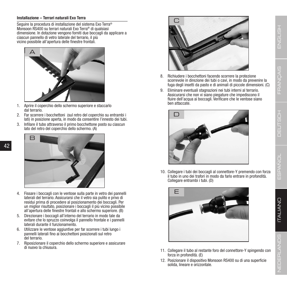 Cd e | Exo Terra Remote Control User Manual | Page 22 / 31