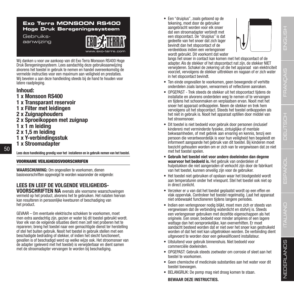 Exo Terra Remote Control User Manual | Page 26 / 31