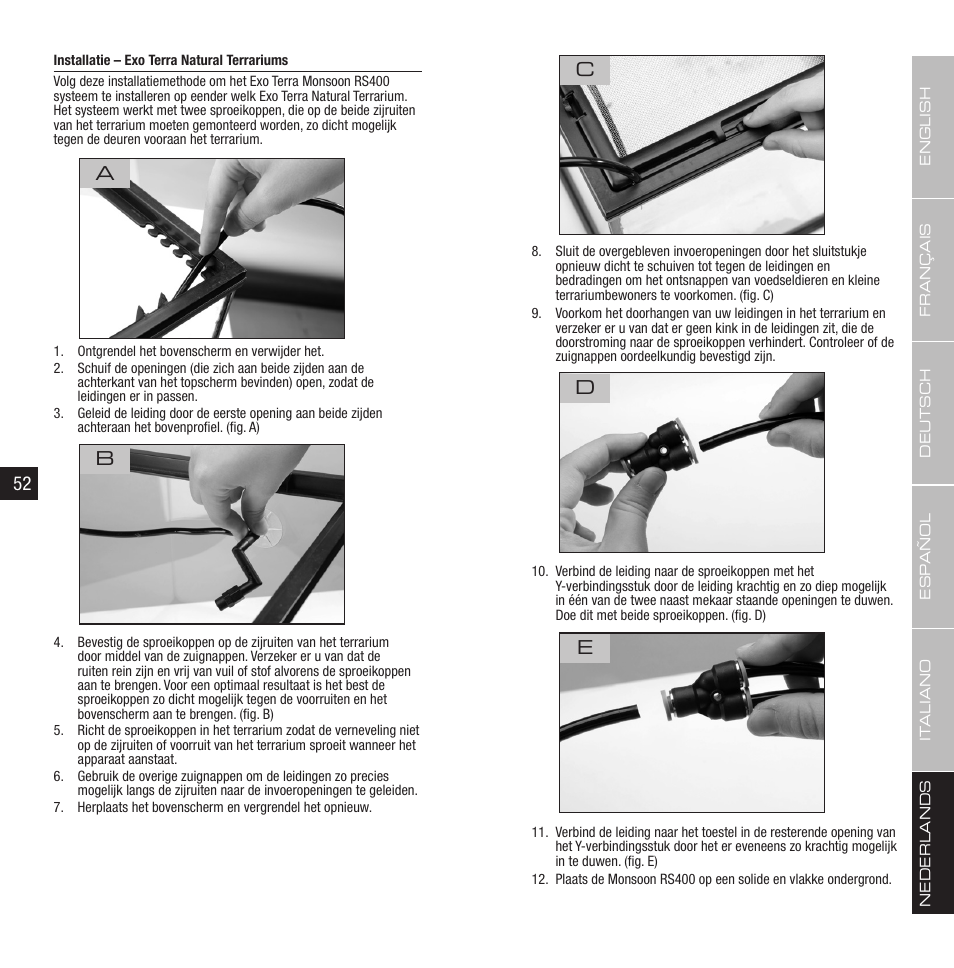 Cd e | Exo Terra Remote Control User Manual | Page 27 / 31