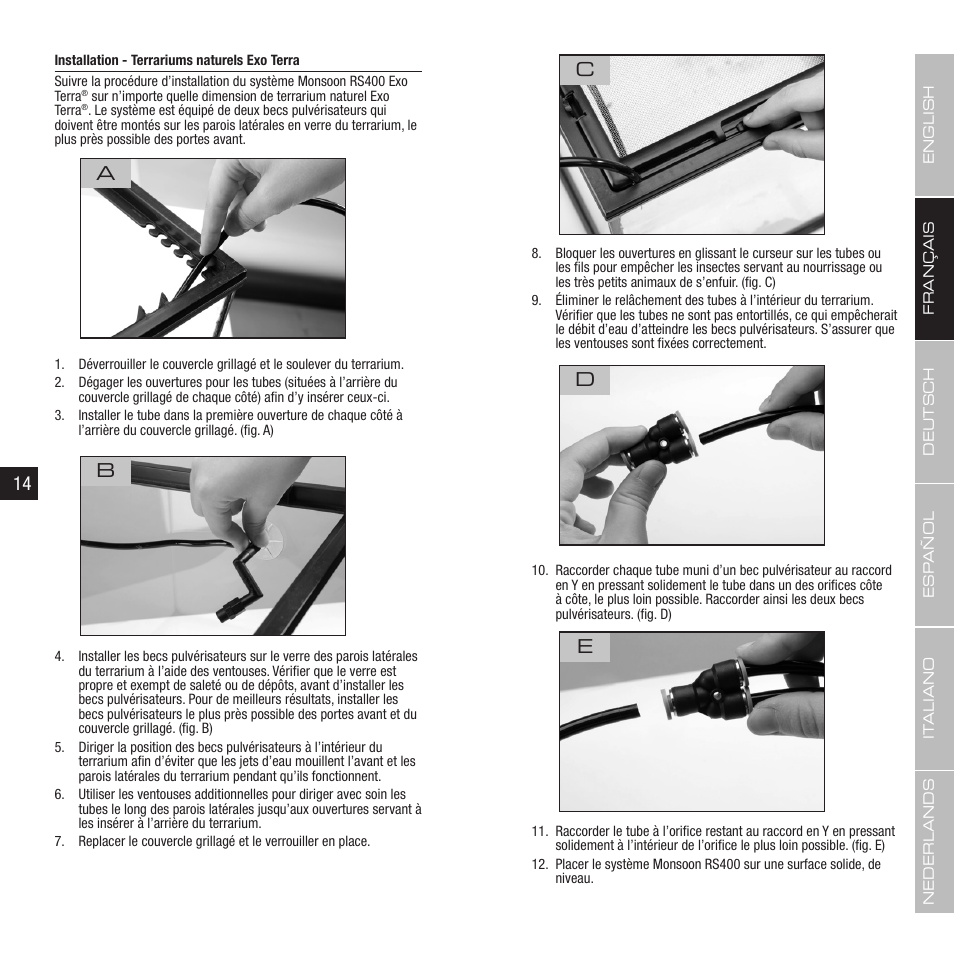 Cd e | Exo Terra Remote Control User Manual | Page 8 / 31