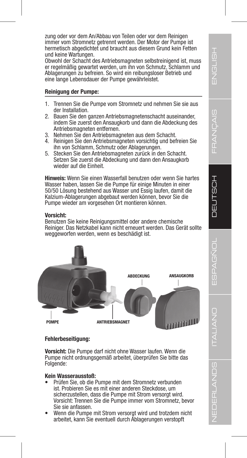 Exo Terra Repti Flo 200 User Manual | Page 17 / 34