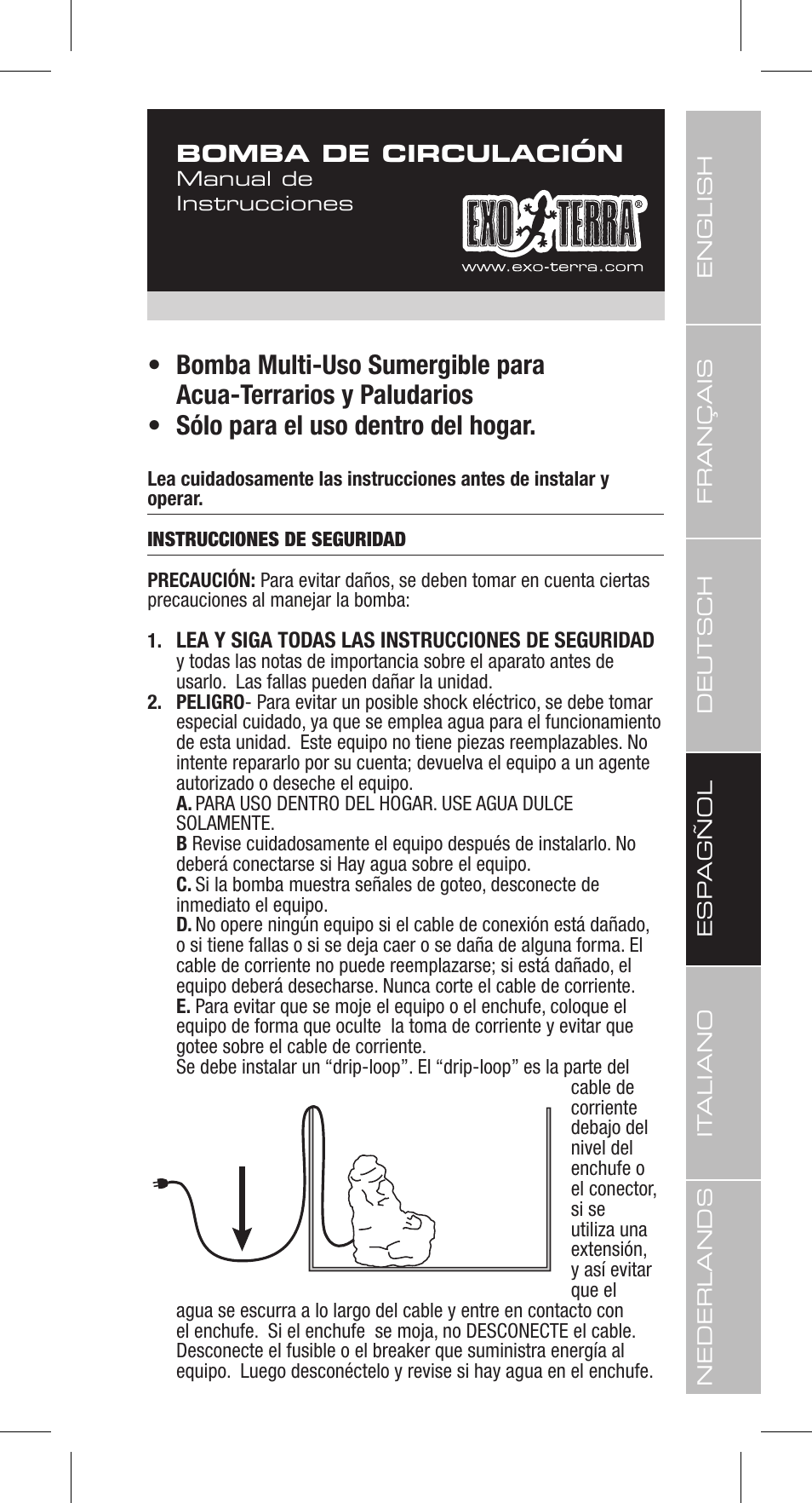 Exo Terra Repti Flo 200 User Manual | Page 19 / 34