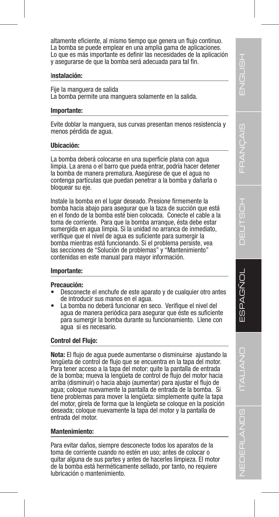 Exo Terra Repti Flo 200 User Manual | Page 21 / 34