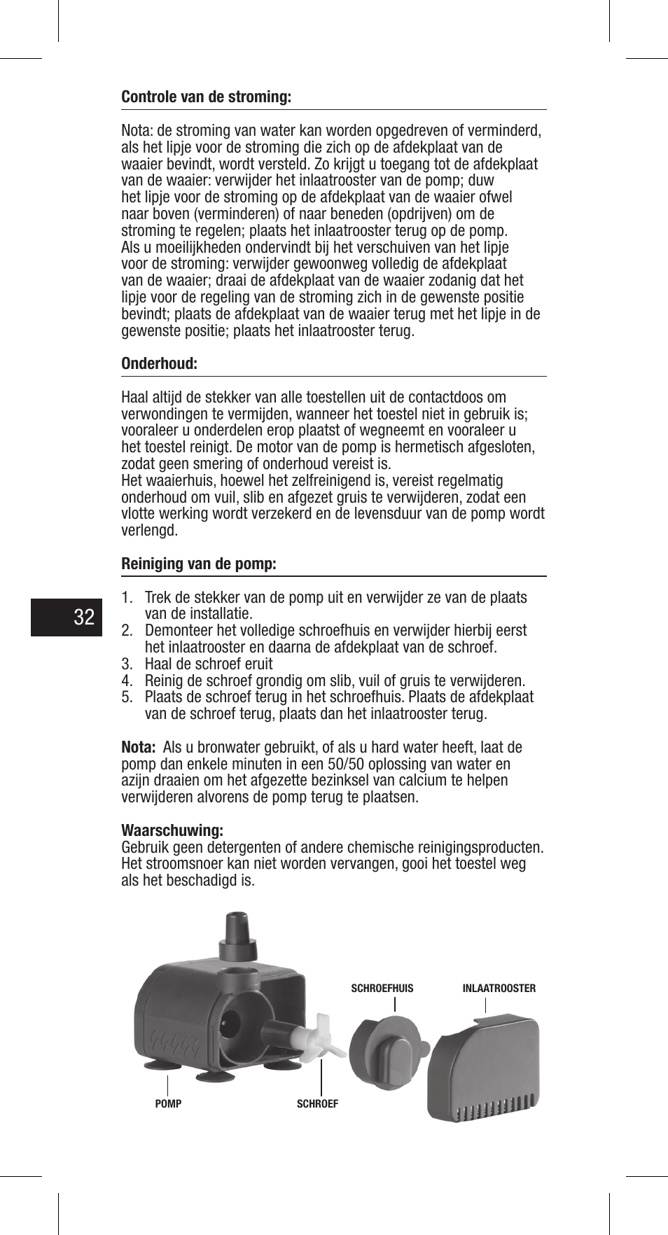 Exo Terra Repti Flo 200 User Manual | Page 32 / 34