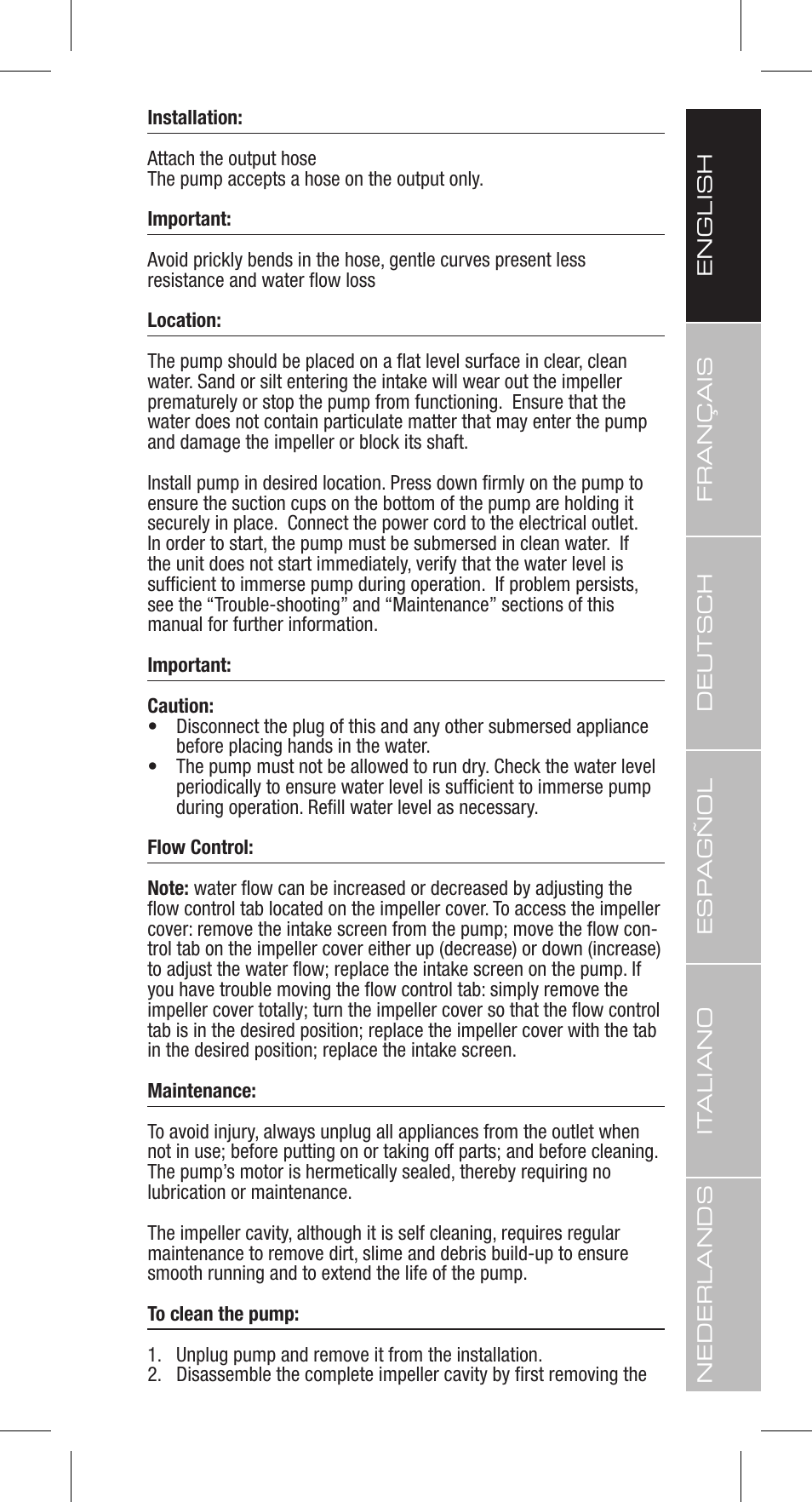 Exo Terra Repti Flo 200 User Manual | Page 5 / 34
