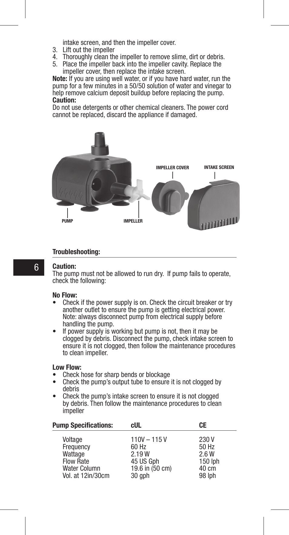 Exo Terra Repti Flo 200 User Manual | Page 6 / 34