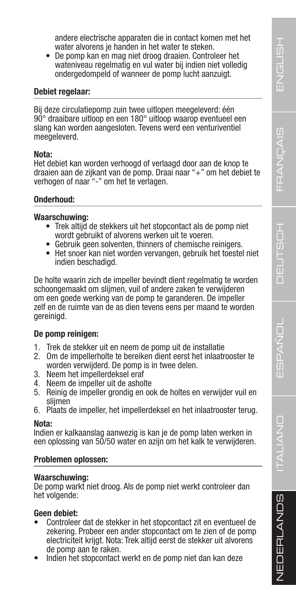 Exo Terra Repti Flo 250 User Manual | Page 29 / 32