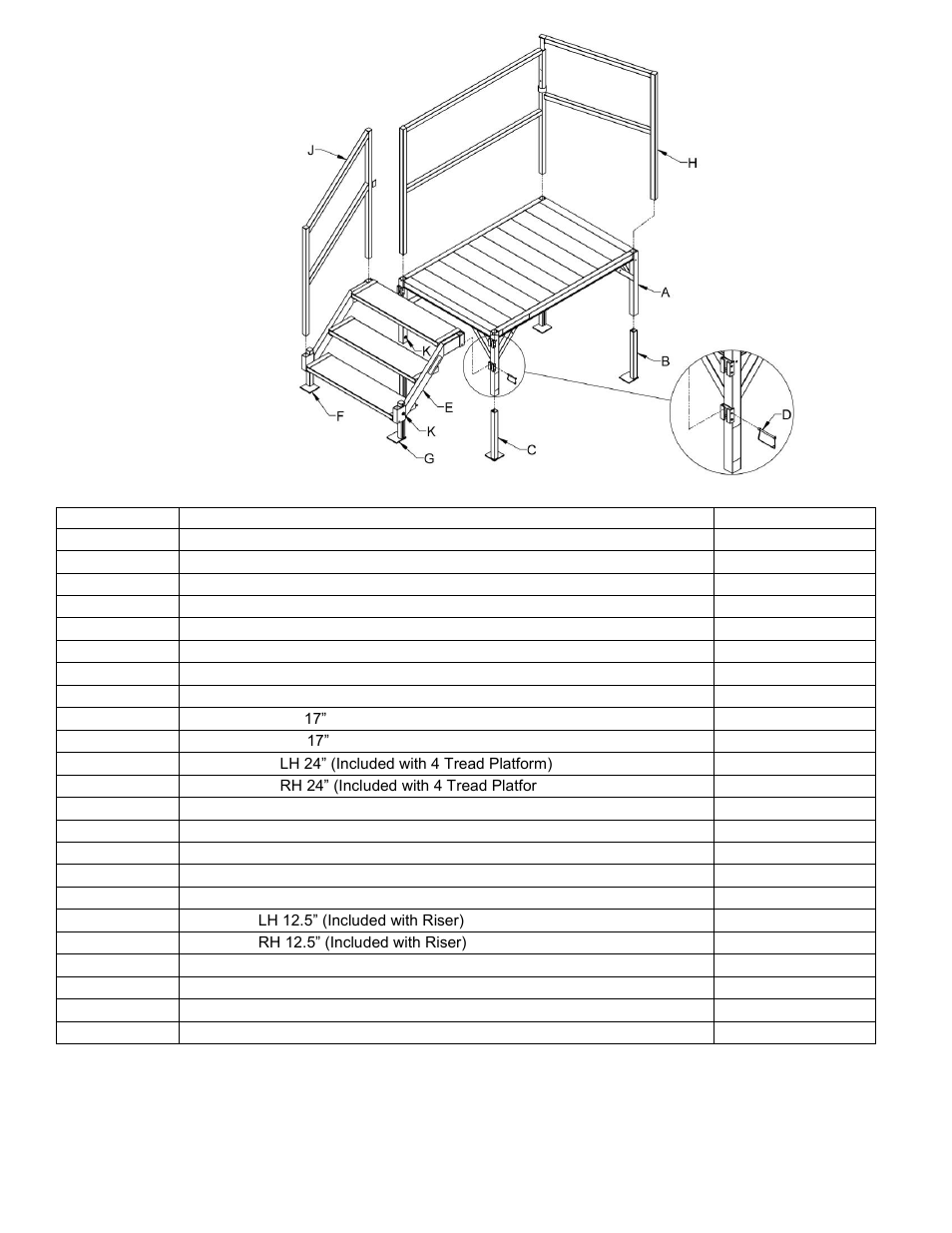 Fig. 1 | EZ-ACCESS FORTRES OSHA STAIR SYSTEM User Manual | Page 3 / 6