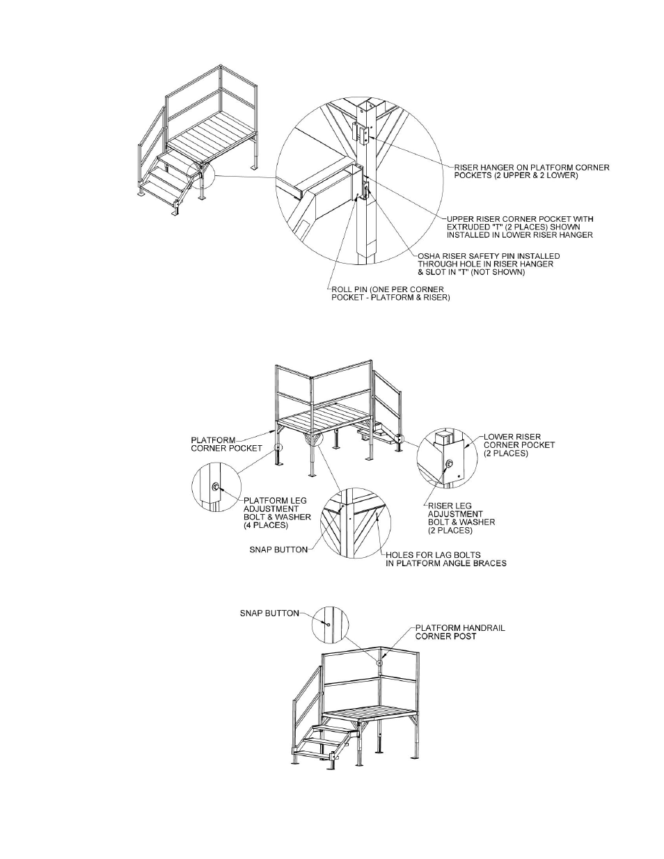EZ-ACCESS FORTRES OSHA STAIR SYSTEM User Manual | Page 5 / 6