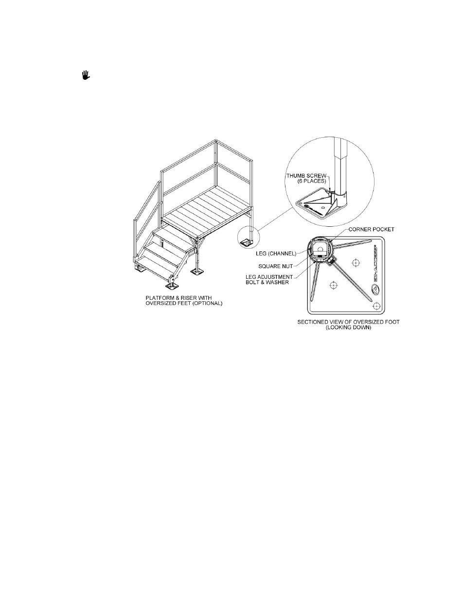 Fig. 5 | EZ-ACCESS FORTRES OSHA STAIR SYSTEM User Manual | Page 6 / 6