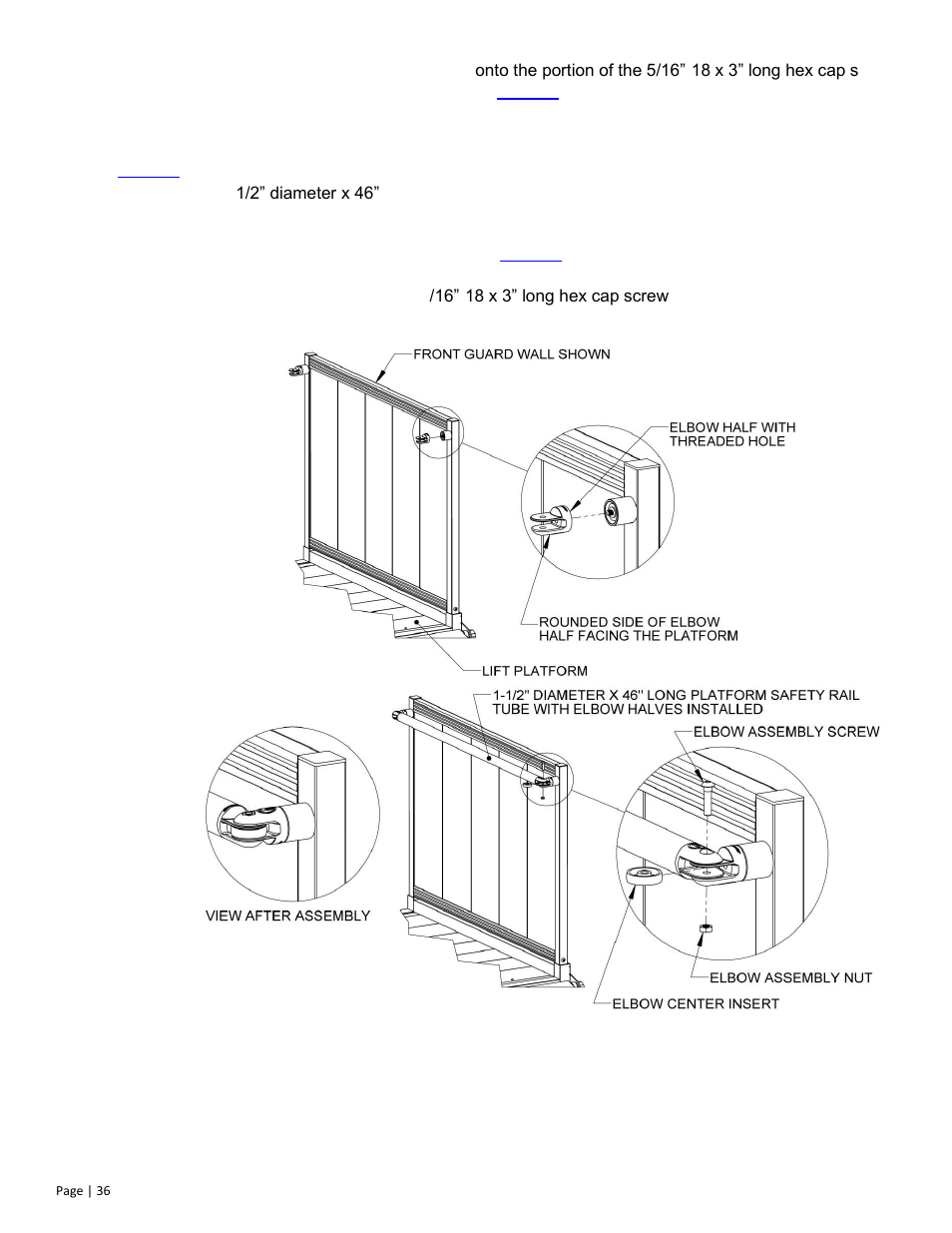 Grab bar | EZ-ACCESS PASSPOR User Manual | Page 36 / 47