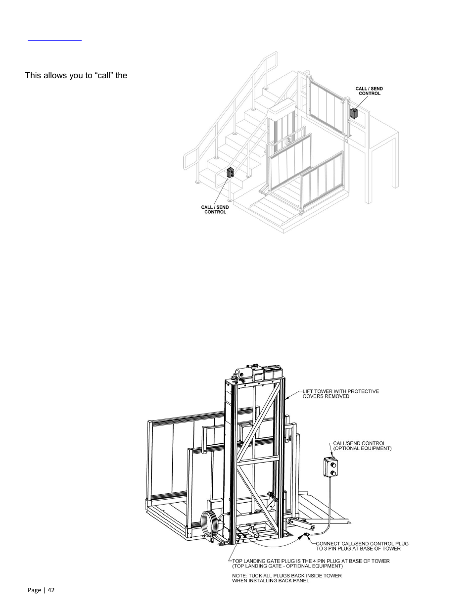 Call/send control, Fig. 12.1, Fig. 12.2 | EZ-ACCESS PASSPOR User Manual | Page 42 / 47