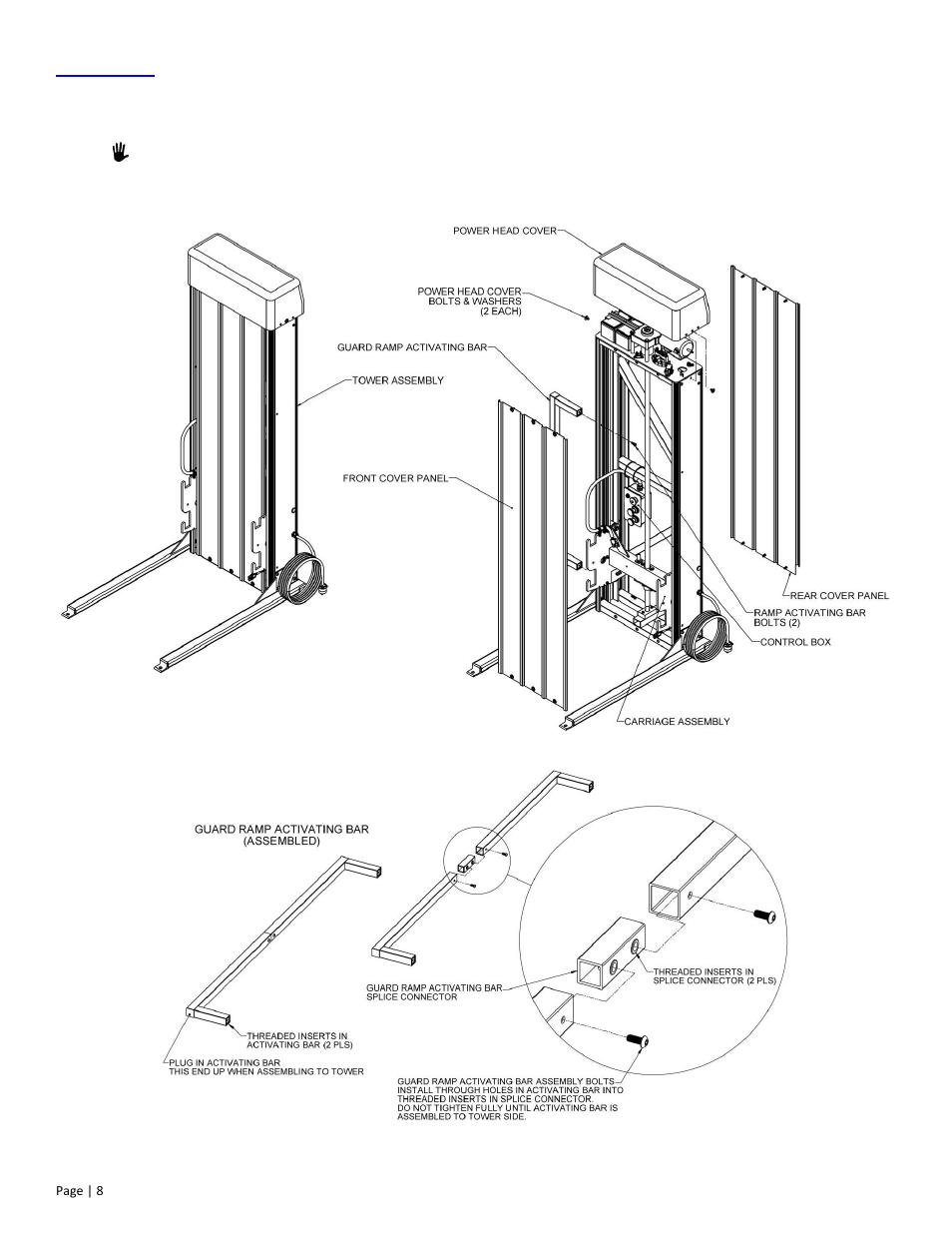 Assembling the vpl | EZ-ACCESS PASSPOR User Manual | Page 8 / 47