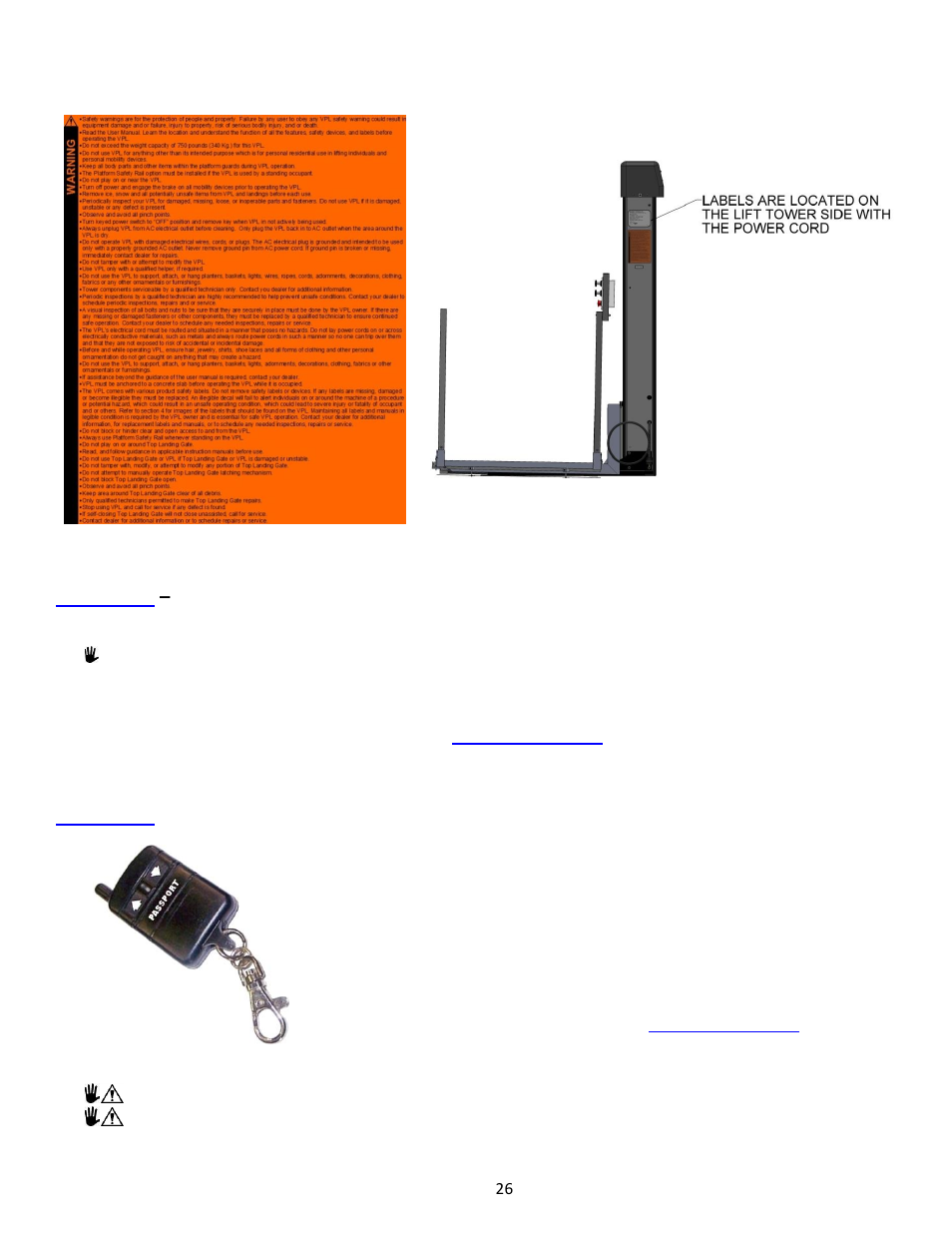 Optional equipment notice, Wireless remote, Fig. 4.2 | Fig. 4.3, Fig. 6.1 | EZ-ACCESS PASSPORT User Manual | Page 6 / 26